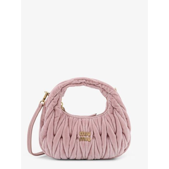 MIU MIU Handbags - Miu Miu Women Wander Matelasse Velvet Mini Crossbody Bag